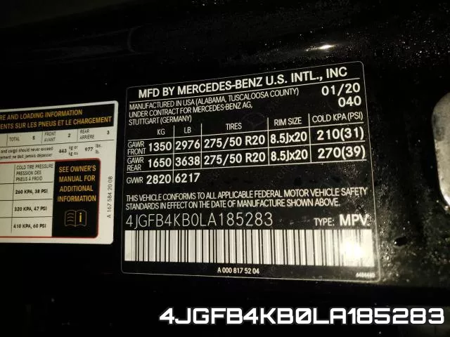 4JGFB4KB0LA185283 фото 2