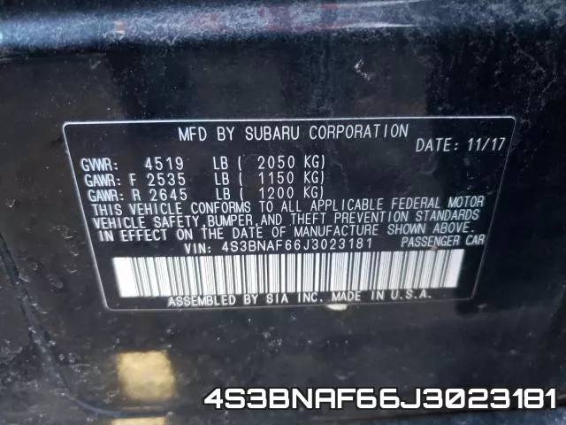 4S3BNAF66J3023181 фото 2
