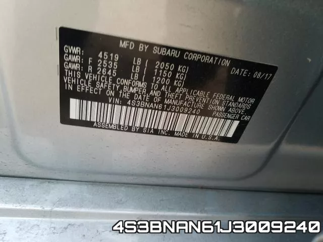 4S3BNAN61J3009240 фото 2
