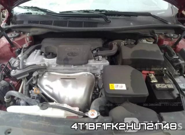 4T1BF1FK2HU721748 фото 2