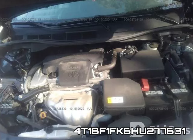 4T1BF1FK6HU277631 фото 2