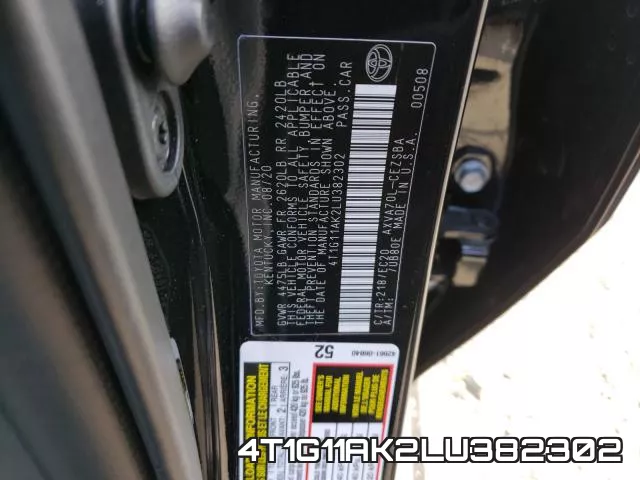 4T1G11AK2LU382302 фото 2