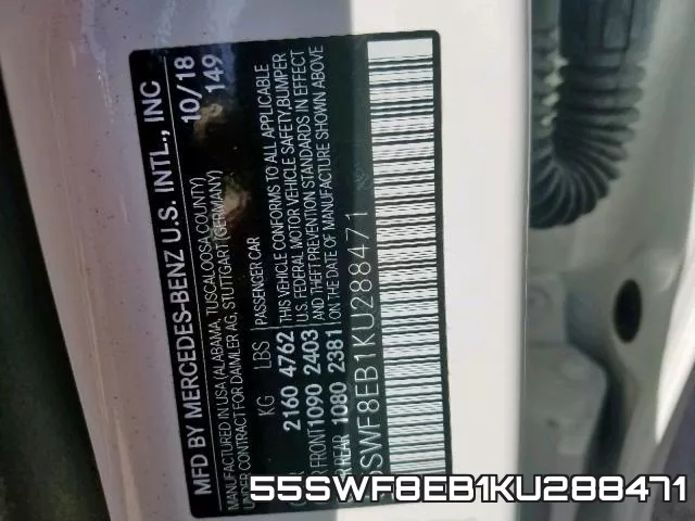 55SWF8EB1KU288471 фото 2