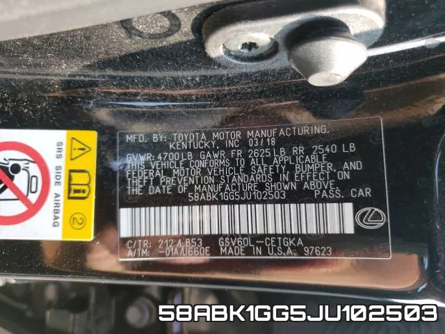 58ABK1GG5JU102503 фото 2