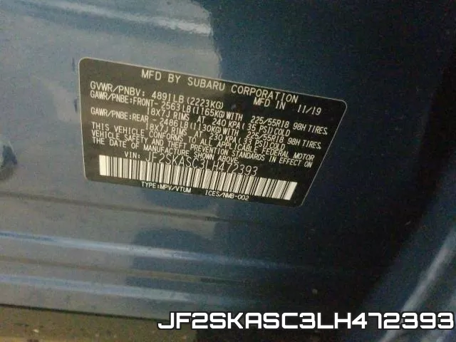 JF2SKASC3LH472393 фото 2