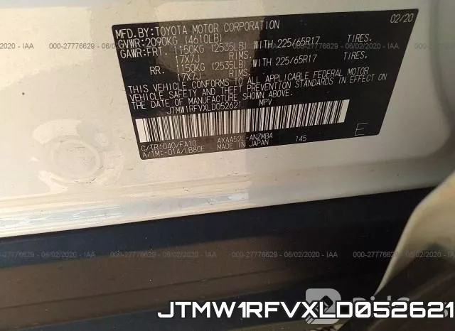 JTMW1RFVXLD052621 фото 10