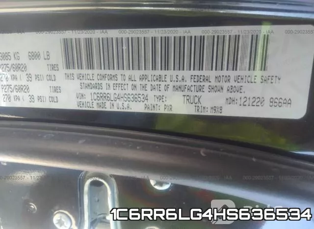 1C6RR6LG4HS636534 фото 10