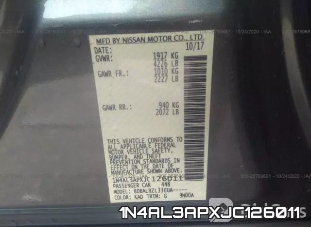 1N4AL3APXJC126011 фото 10