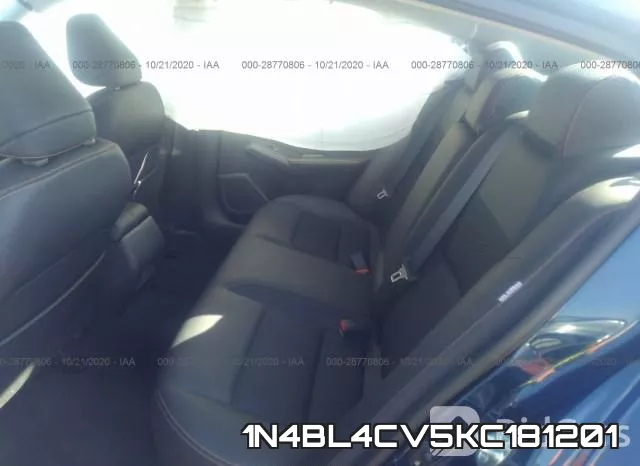 1N4BL4CV5KC181201 фото 9