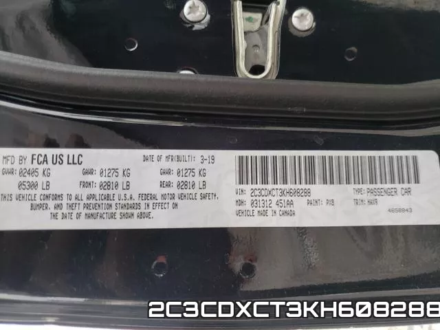 2C3CDXCT3KH608288 фото 2