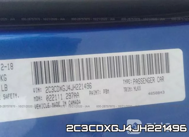 2C3CDXGJ4JH221496 фото 10