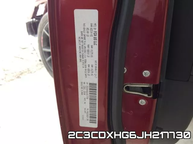 2C3CDXHG6JH217730 фото 2