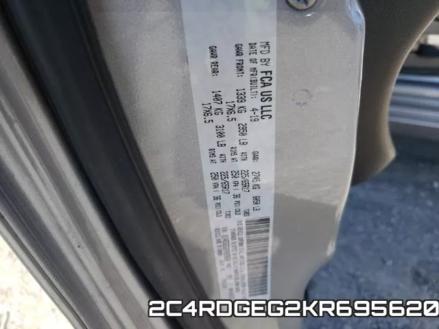 2C4RDGEG2KR695620 фото 2