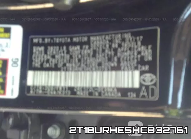 2T1BURHE5HC832761 фото 10