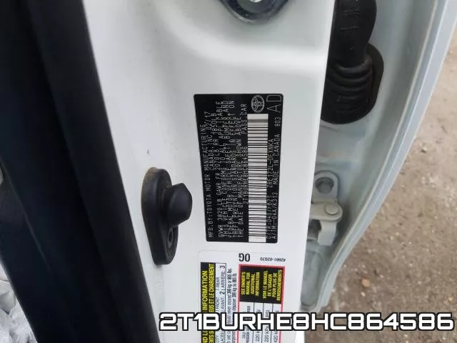 2T1BURHE8HC864586 фото 2