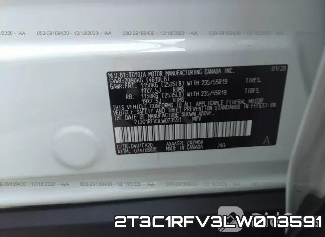 2T3C1RFV3LW073591 фото 10