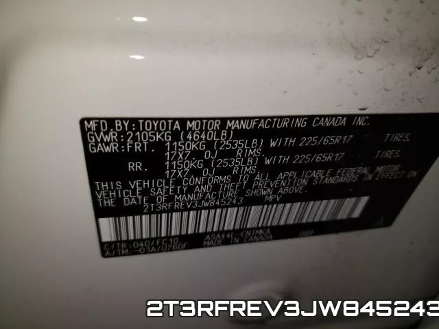 2T3RFREV3JW845243 фото 2