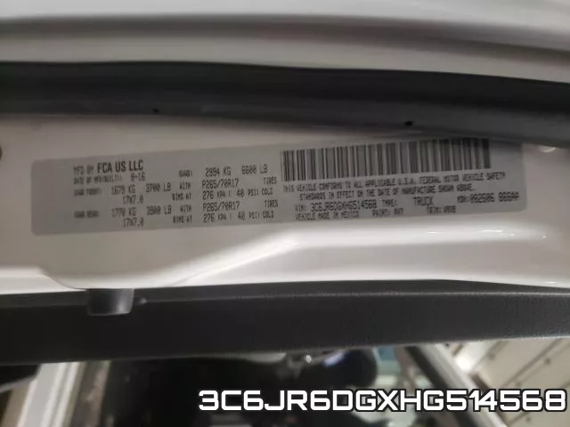 3C6JR6DGXHG514568 фото 2