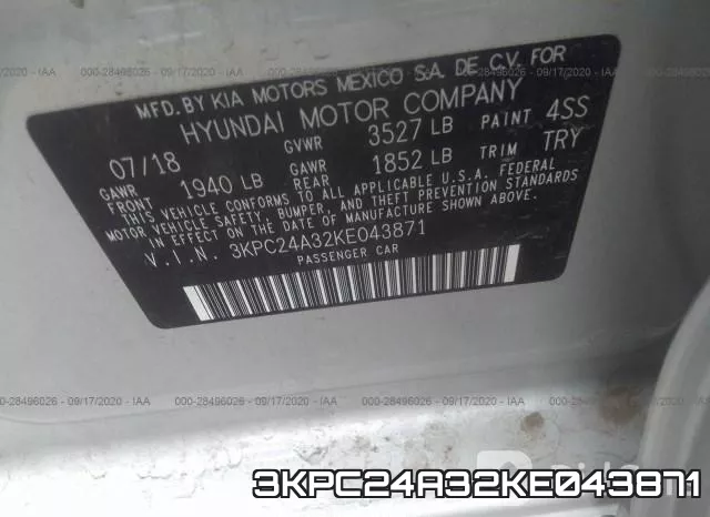 3KPC24A32KE043871 фото 7
