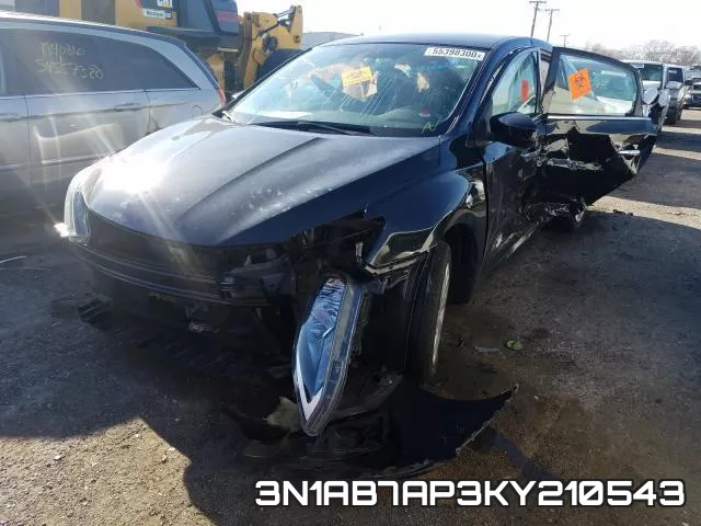 3N1AB7AP3KY210543 фото 2