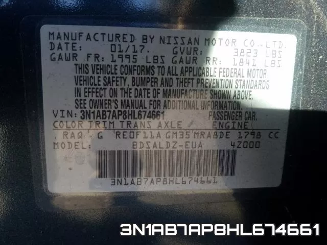 3N1AB7AP8HL674661 фото 2