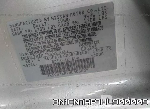 3N1CN7AP7HL900009 фото 10