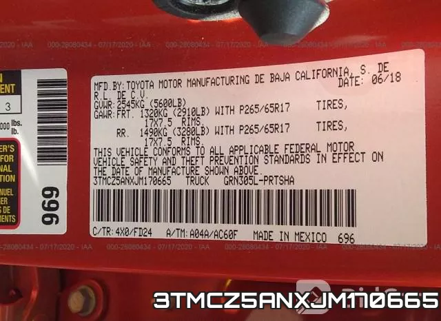 3TMCZ5ANXJM170665 фото 8
