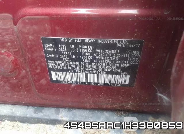 4S4BSAAC1H3380859 фото 10