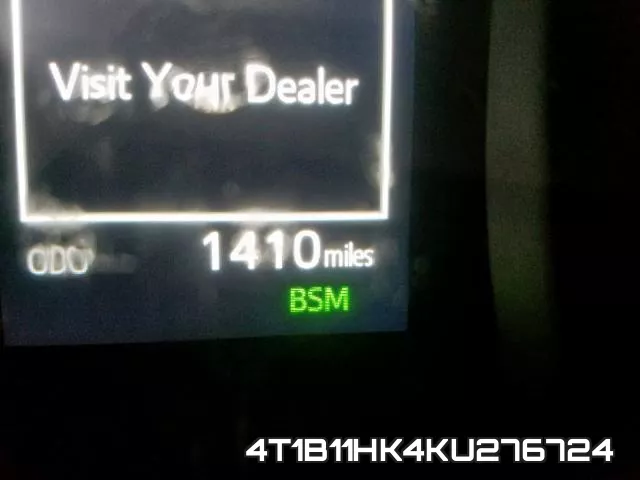 4T1B11HK4KU276724 фото 8
