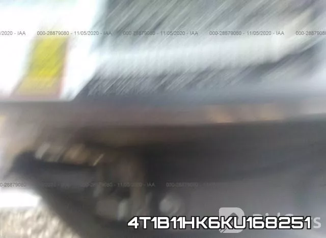 4T1B11HK6KU168251 фото 2