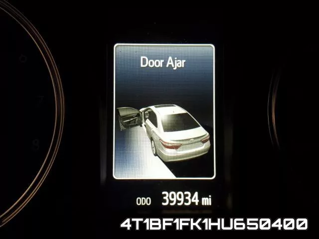 4T1BF1FK1HU650400 фото 8