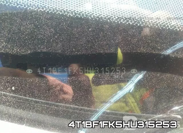 4T1BF1FK5HU315253 фото 10