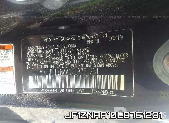JF1ZNAA10L8751231 фото 10