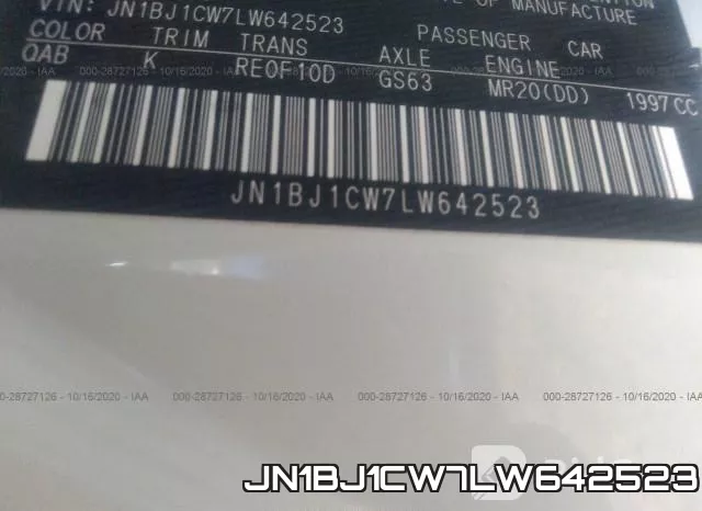 JN1BJ1CW7LW642523 фото 10