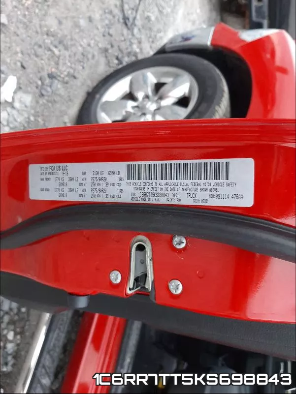 1C6RR7TT5KS698843 фото 2