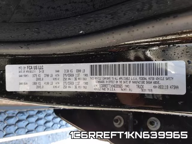 1C6RREFT1KN639965 фото 2