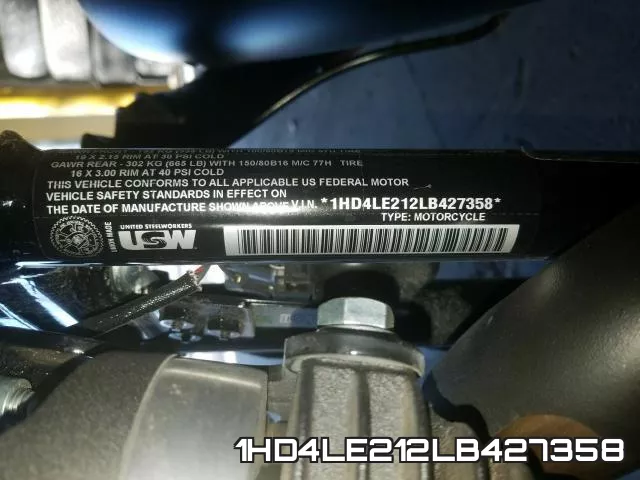 1HD4LE212LB427358 фото 2