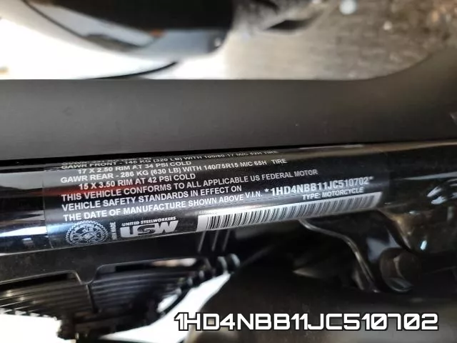 1HD4NBB11JC510702 фото 2