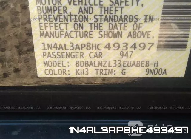 1N4AL3AP8HC493497 фото 10