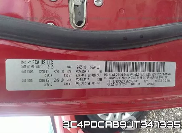 3C4PDCAB9JT347335 фото 8