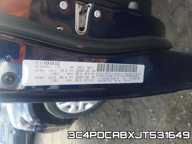 3C4PDCABXJT531649 фото 2