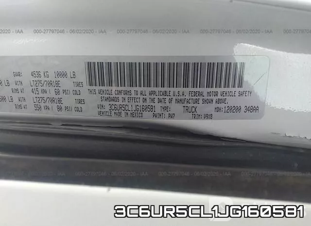 3C6UR5CL1JG160581 фото 10
