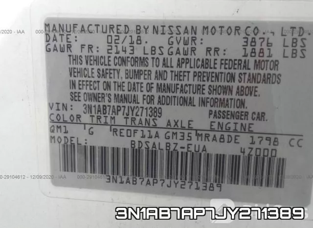 3N1AB7AP7JY271389 фото 10