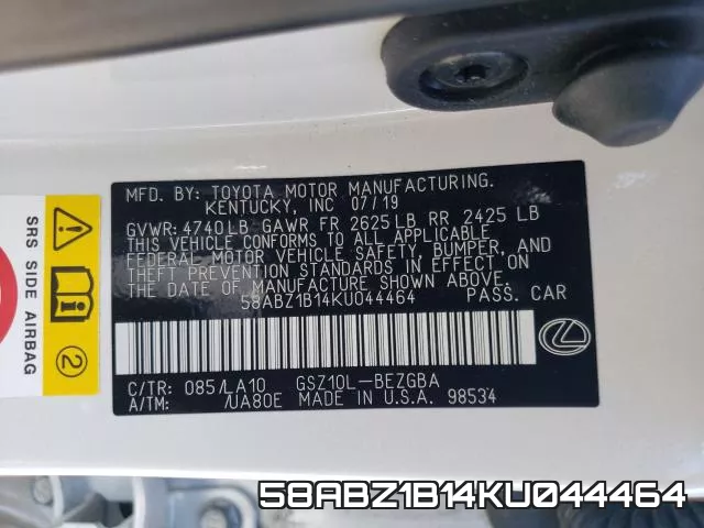 58ABZ1B14KU044464 фото 2