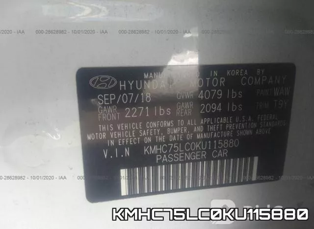 KMHC75LC0KU115880 фото 9