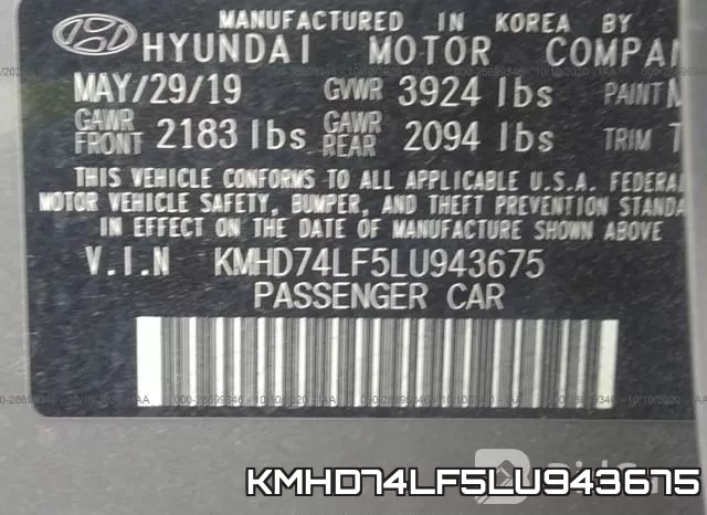 KMHD74LF5LU943675 фото 10
