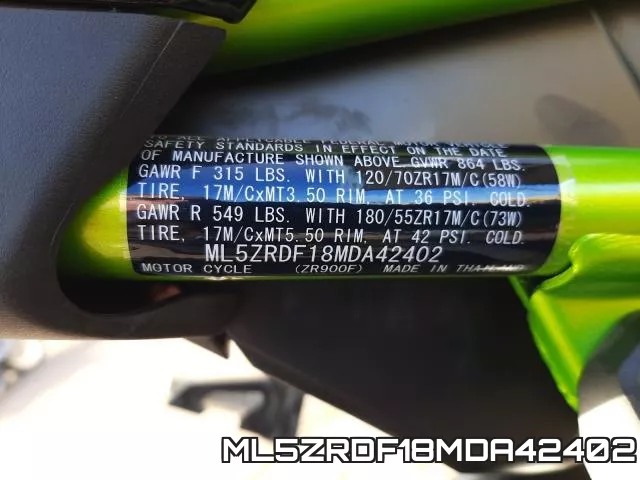 ML5ZRDF18MDA42402 фото 2