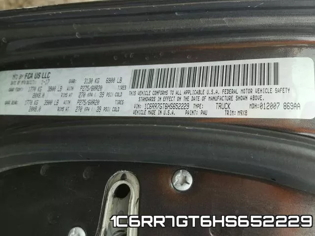 1C6RR7GT6HS652229 фото 2