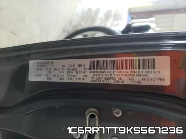 1C6RR7TT9KS567236 фото 2
