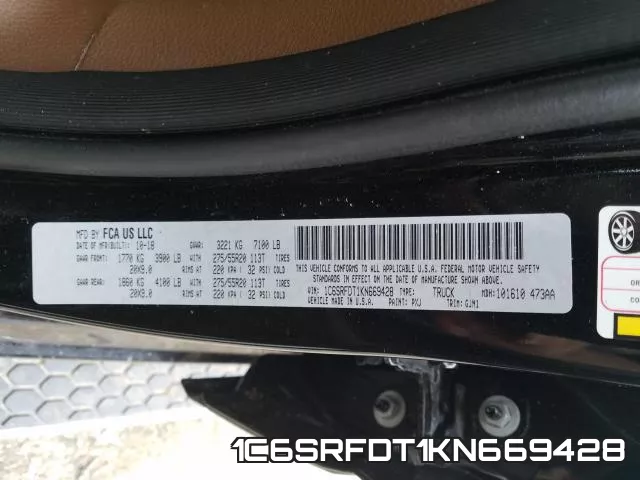 1C6SRFDT1KN669428 фото 2